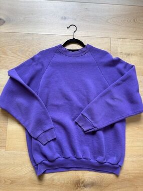 Vintage Purple Crewneck Sweatshirt